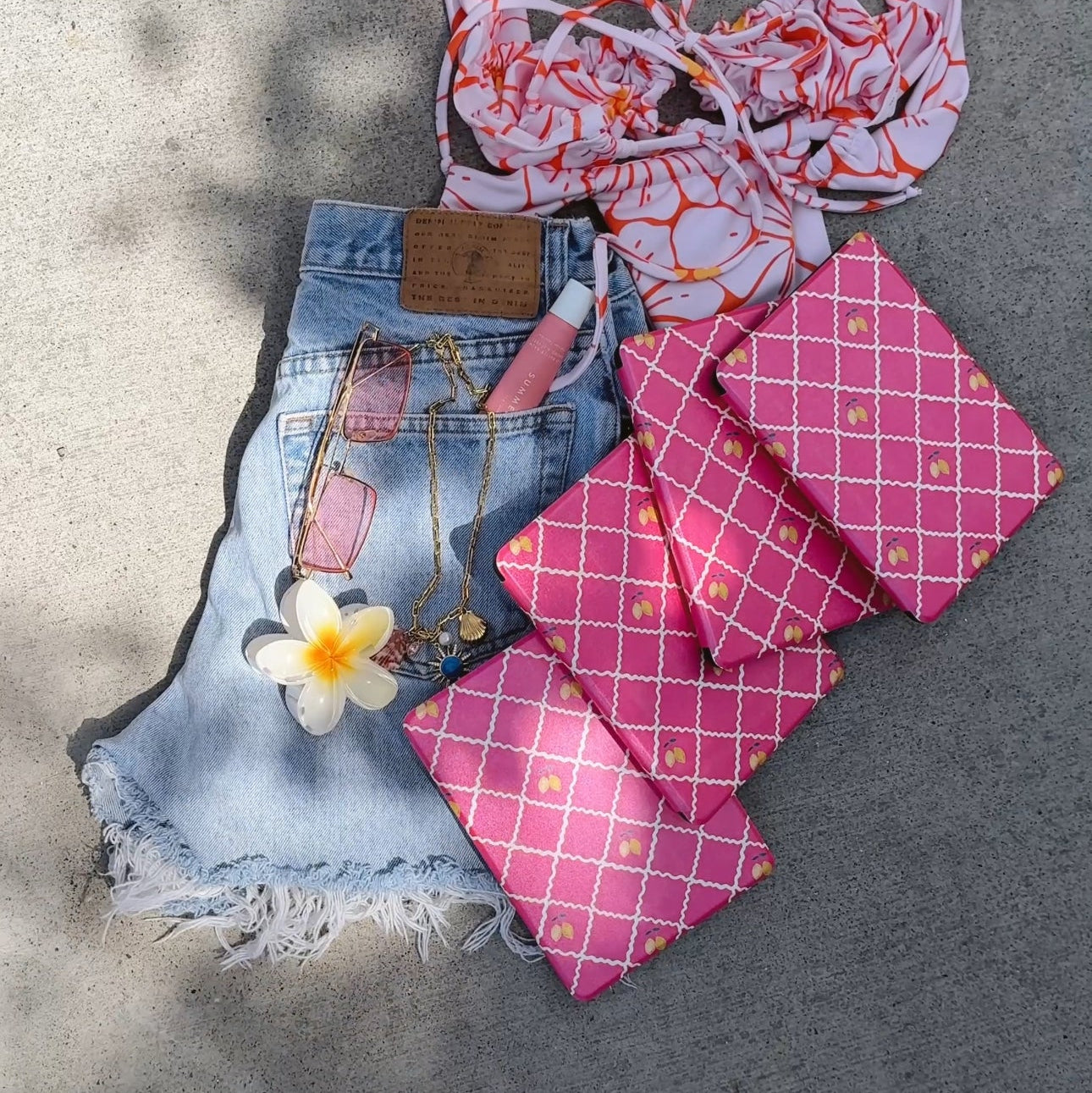 Pink Lemonade Kindle Case