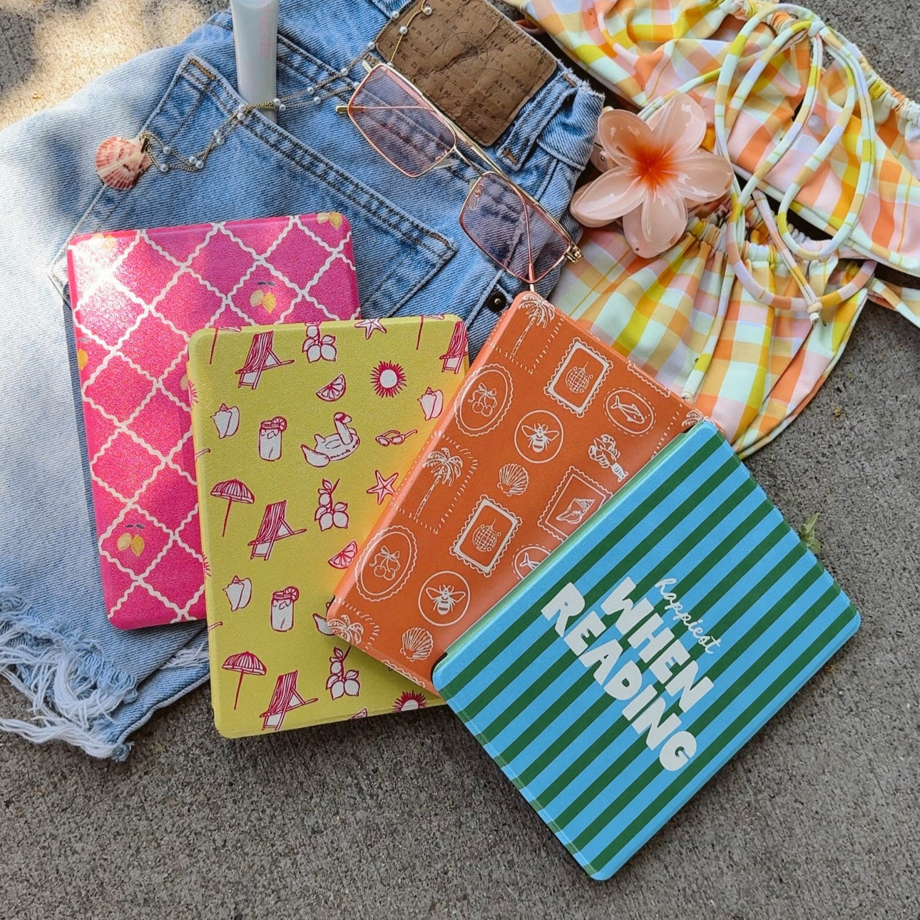 Happiest When Reading Kindle Case