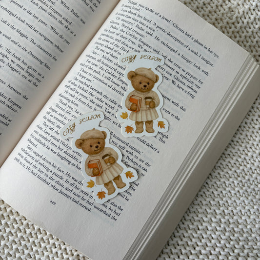 Cozy Teddy Sticker