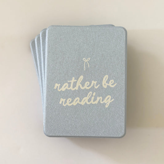 Rather Be Reading Blue Kindle Case