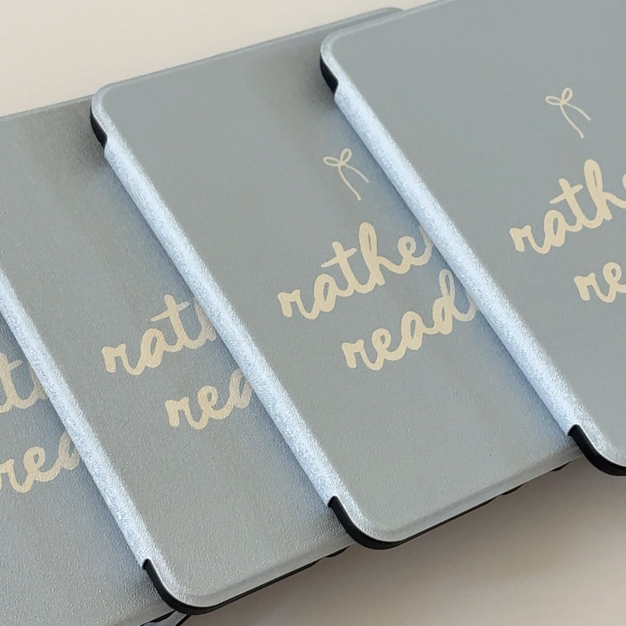 Rather Be Reading Blue Kindle Case